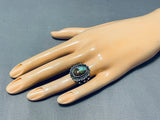 Superb Vintage Native American Navajo Royston Turquoise Sterling Silver Ring-Nativo Arts