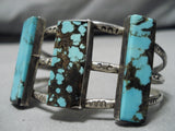 Museum Vintage Native American Navajo Rose Williams Bisbee Turquoise Sterling Silver Bracelet-Nativo Arts