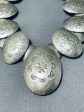 One Of The Most Unique Vintage Native American Navajo Sterling Silver Bead Necklace-Nativo Arts