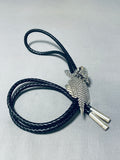 Unbelievable Native American Navajo Sterling Silver Bolo Signed Ben Benally-Nativo Arts