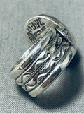 Stunning Ben Begaye (d.) Native American Navajo Lapis Sterling Silver Ring-Nativo Arts