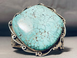 Best Vintage Native American Navajo Ben Begaye Spiderweb Turquoise Sterling Silver Bracelet-Nativo Arts