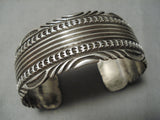 Important Gary Reeves Sterling Silver Navajo Native American Bracelet-Nativo Arts