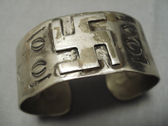 Early 1900's Vintage Native American Navajo Sterling Silver