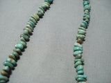 Tremendous Santo Domingo Royston Turquoise Necklace Native American-Nativo Arts
