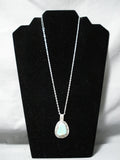 Incredible Vintage Native American Navajo Royston Turquoise Sterling Silver Necklace-Nativo Arts