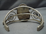 Vintage Navajo Sterling Silver Native American Cuff Bracelet Old-Nativo Arts