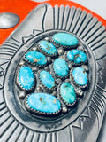 Arrow Protector Vintage Native American Navajo Turquoise Sterling Silver Ketoh Bracelet-Nativo Arts