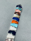 One Of The Best Turquoise Lapis Sterling Silver Link Bracelet-Nativo Arts