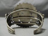 Magnificent Vintage Native American Navajo Towering Turquoise Sterling Silver Bracelet-Nativo Arts