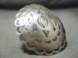 Incredible Vintage Navajo Sterling Silver Ring Native American Old.-Nativo Arts