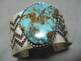 Native American One Of The Best Tommy Jackson Turquoise Sterling Silver Bracelet-Nativo Arts