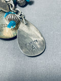 Absolutely Incredible Vintage Native American Navajo Turquoise Sterling Silver Charm Bracelet-Nativo Arts