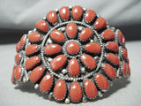 Incredible Vintage Native American Navajo Sterling Silver Cluster Bracelet-Nativo Arts