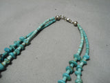 Tremendous Vintage Santo Domingo Native American Sterling Silver Necklace-Nativo Arts