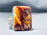 Important Unique Vintage Native American Navajo Ben Begaye (d.) Sterling Silver Ring-Nativo Arts