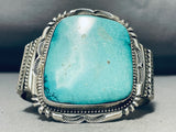 Rare Vintage Native American Navajo Apache Turquoise Sterling Silver Bracelet-Nativo Arts