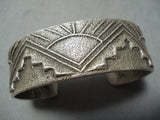Native American Incredible Vintage Santo Domingo Sterling Silver Bracelet-Nativo Arts