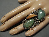 Important Liz Pm Navajo Royston Turquoise Sterling Silver Native American Ring-Nativo Arts