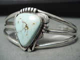 Al Yazzie Vintage Native American Navajo Dry Creek Turquoise Sterling Silver Bracelet-Nativo Arts