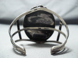 Huge Vintage Native American Navajo Royston Turquoise Sterling Silver Bracelet-Nativo Arts