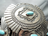Important Vintage Native American Navajo Del Delgarito Turquoise Sterling Silver Concho Belt-Nativo Arts