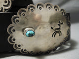 Important Vintage Native American Navajo Chee Antelope Turquoise Sterling Silver Concho Belt Old-Nativo Arts
