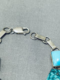 Eye-catching Vintage Native American Navajo Turquoise Sterling Silver Bracelet-Nativo Arts