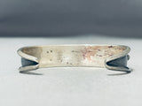 Beautiful Vintage Native American Navajo Morenci Turquoise Sterling Silver Bracelet-Nativo Arts