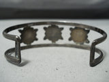 Early Vintage Native American Navajo Cerrillos Turquoise Sterling Silver Bracelet-Nativo Arts
