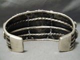 One Of The Best Vintage Native American Navajo Rick Martinez Turquoise Sterling Silver Bracelet-Nativo Arts
