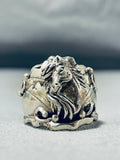 Whimsical Native American Navajo Sterling Silver Horse Ring-Nativo Arts