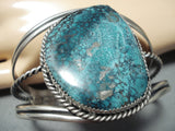 Jo Tso Navajo Native American Turquoise Sterling Silver Bracelet-Nativo Arts