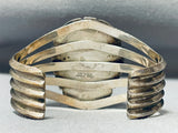 Tommy Lewis Vintage Native American Navajo Turquoise Sugulite Sterling Silver Bracelet-Nativo Arts