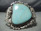 Marc James Navajo Royston Turquoise Sterling Silver Bracelet Native American-Nativo Arts