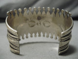 Important Vintage Navajo Larry Tsinnie Sterling Silver Native American Bracelet-Nativo Arts