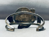 Brilliant Vintage Native American Navajo Royston Turquoise Sterling Silver Bracelet-Nativo Arts