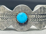 One Of The Most Detailed Micro Carvings Vintage Native American Navajo Sterling Silver Bracelet-Nativo Arts