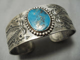 Late 1800's Early 1900's Vintage Native American Navajo Ingot/coin Silver Whirling Logs Bracelet-Nativo Arts