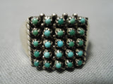 Marvelous Vintage Zuni Native American Sterling Silver Ring-Nativo Arts