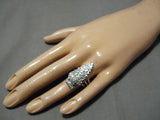 Incredible Vintage Native American Navajo John Begay Sterling Silver Arrowhead Ring-Nativo Arts