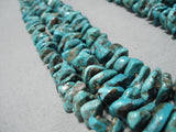 Jaw-dropping Vintage Navajo Royston Turquoise Necklace Native American Old-Nativo Arts