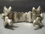 Statement Vintage Native American Navajo Royston Turquoise Sterling Silver Bracelet-Nativo Arts
