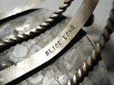 Colossal Important Vintage Native American Navajo Turquoise Sterling Silver Alice Bracelet-Nativo Arts