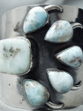 Monster Vintage Native American Navajo Dry Creek Turquoise Sterling Silver Bracelet-Nativo Arts
