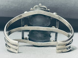 One Of The Best Vintage Native American Navajo Domed Bisbee Turquoise Sterling Silver Bracelet-Nativo Arts