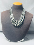 Rose Martin Important Vintage Native American Navajo Sterling Silver Necklace-Nativo Arts
