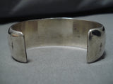 Important Vintage Navajo Dan Jackson Sterling Silver Native American Bracelet-Nativo Arts