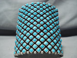 One Of The Best Ever Native American Navajo Turquoise Sterling Silver Bracelet-Nativo Arts