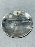 Rand Begay Native American Navajo Sterling Silver Pin/ Pendant Signed-Nativo Arts